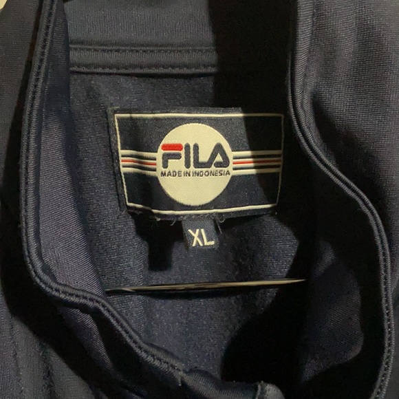 FILA track jacket navy XL - Picture 5 of 5
